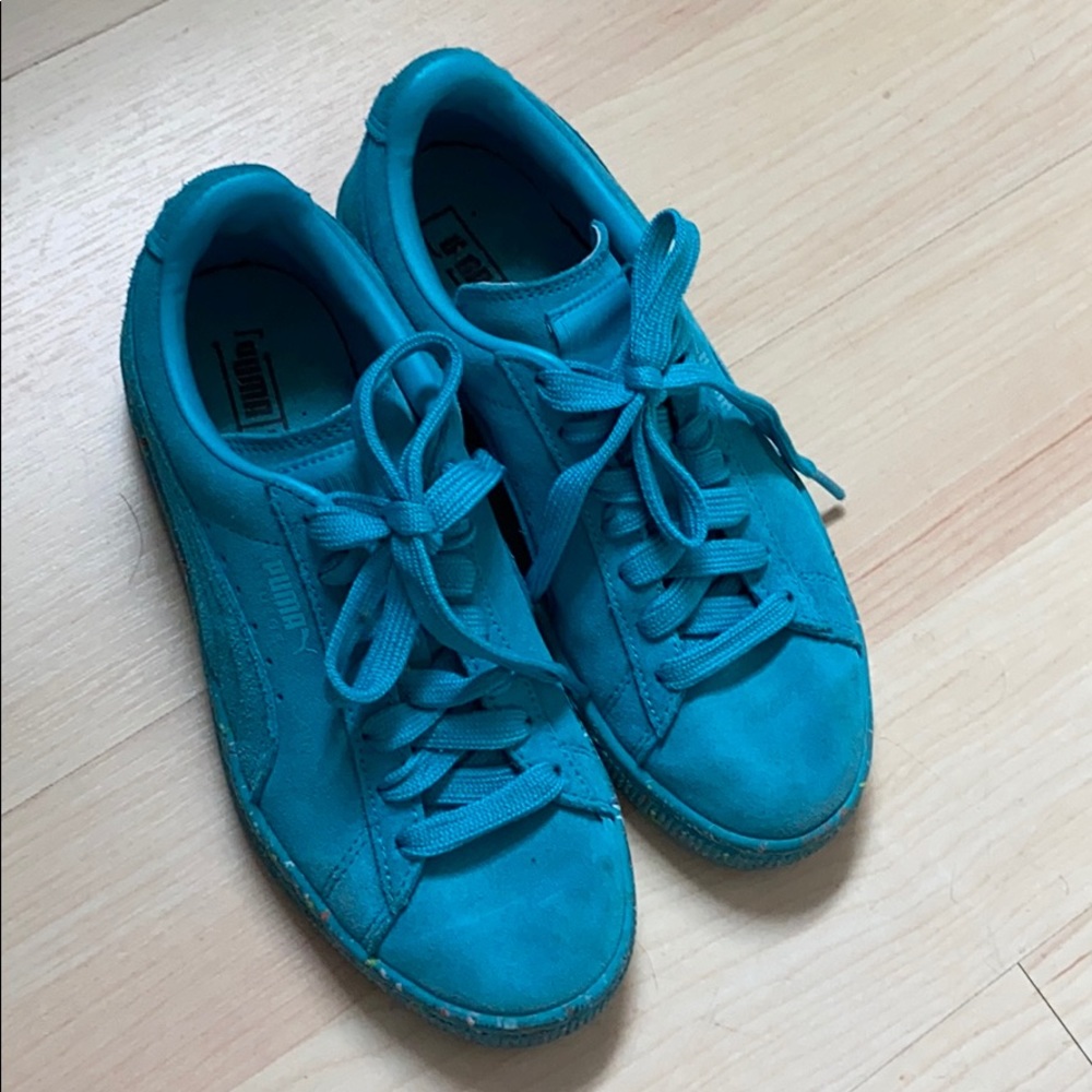 Puma suede shoes